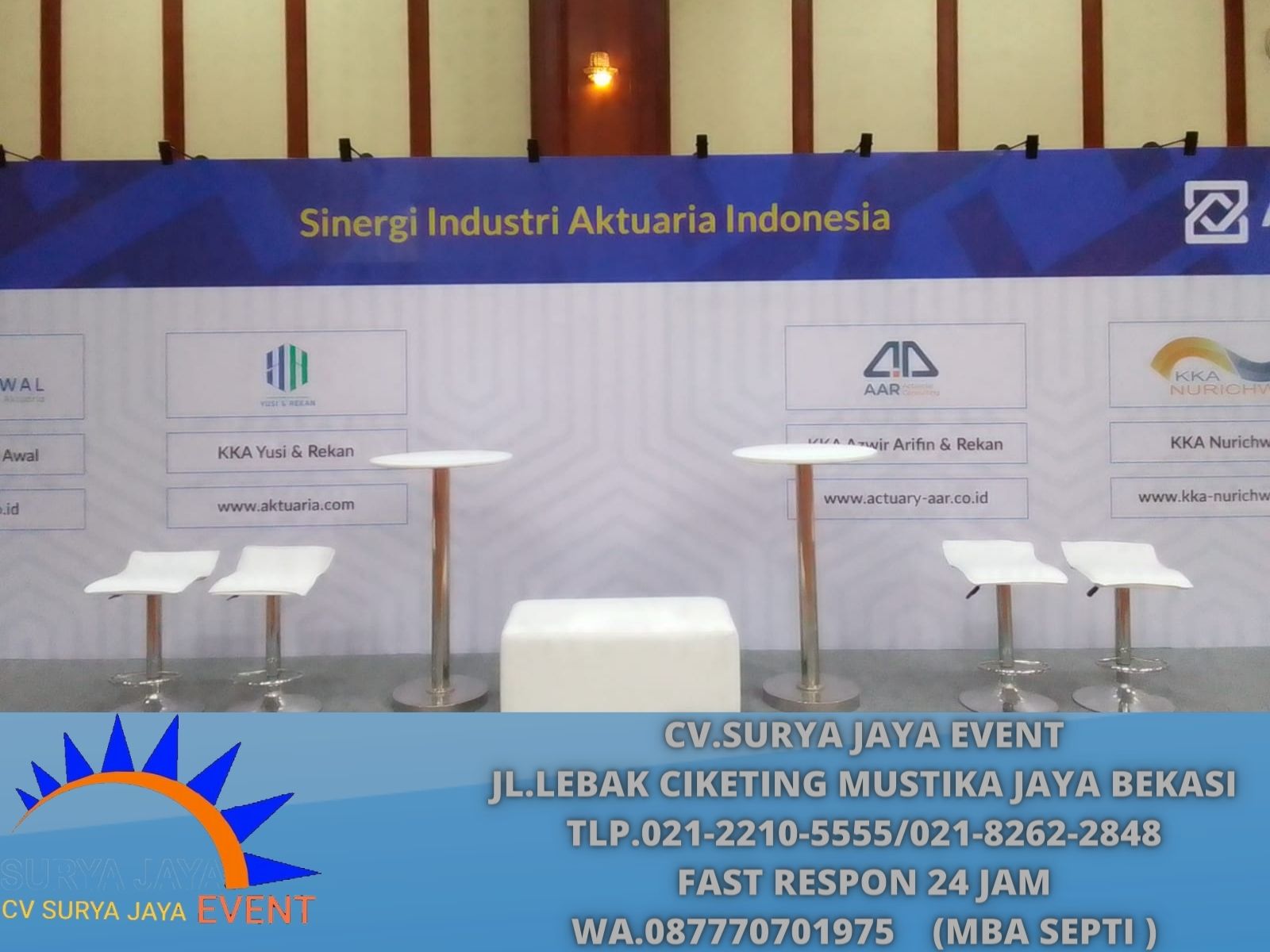 meja dan kursi barstool