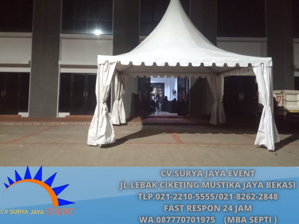 Sewa Tenda Kebon Pegangsaan Menteng Jakarta Pusat