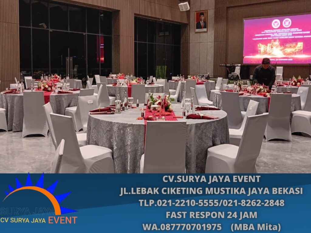 Penyewaan Meja Cover Motif Dekorasi Bunga Karawaci Tanggerang