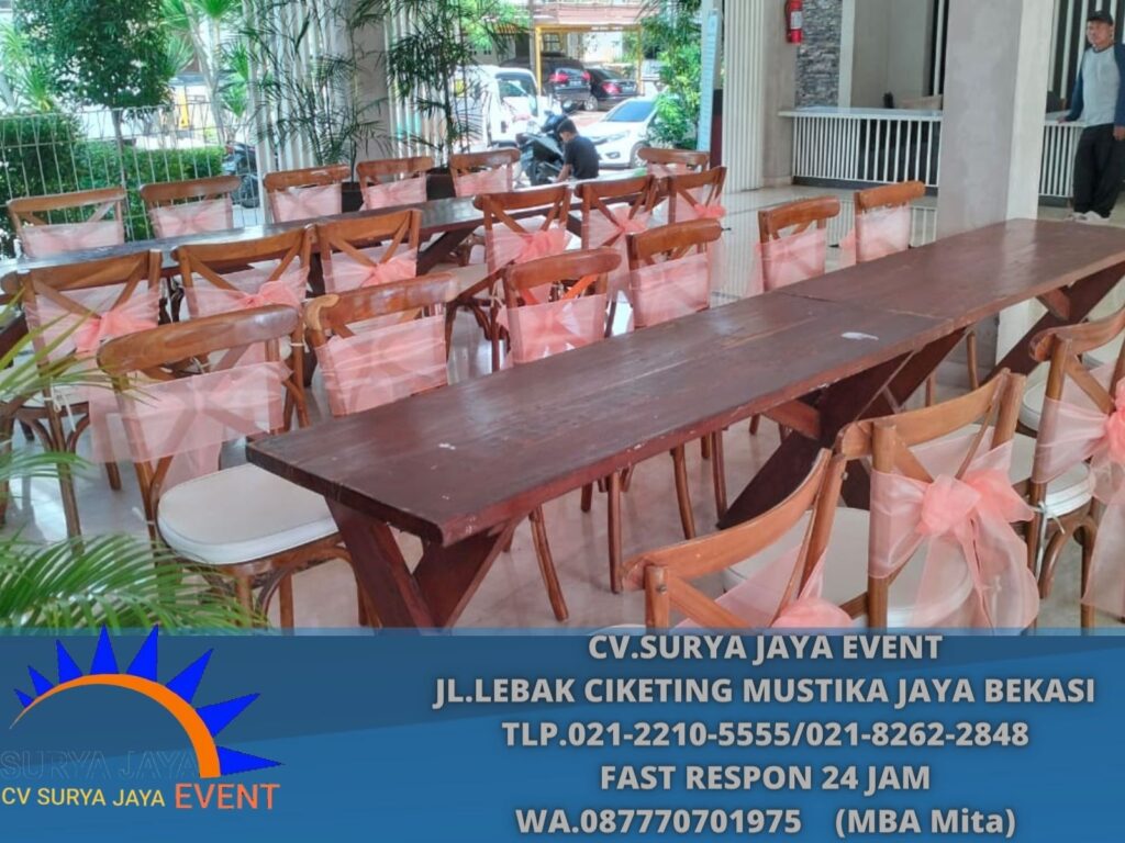 Rental Kursi Croshback Pita Harga Promo Pasawahan Purwakarta