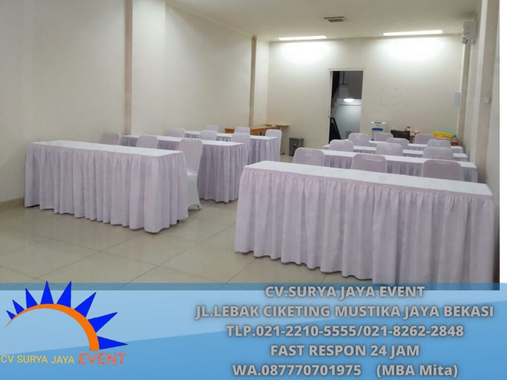 Penyewaan Meja Kotak Skriting Putih Tegalwaru Purwakarta