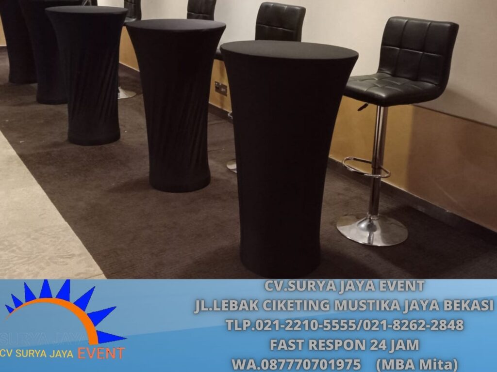 Menyewakan Meja Dan Kursi Barstool Senderan Pusat Bekasi