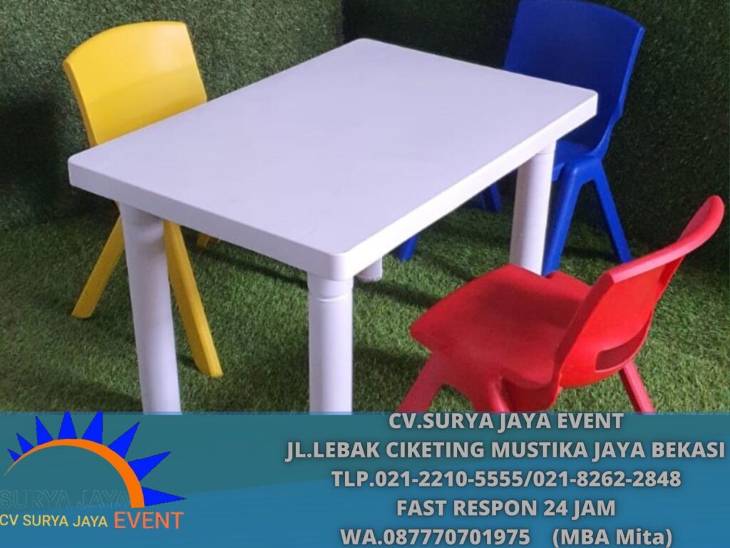 Menyewakan kursi Plastik Anak Area Serpong Tanggerang Selatan