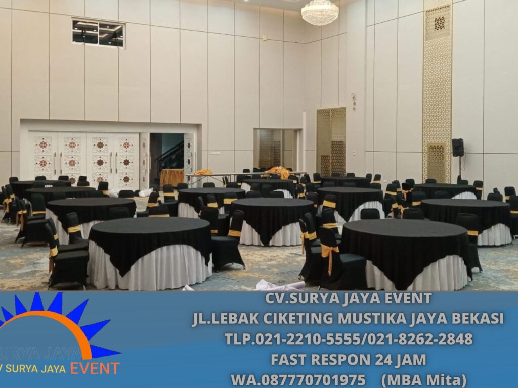 Sewa Round Table D180cm Event Balai Komando Cijantung Jakarta