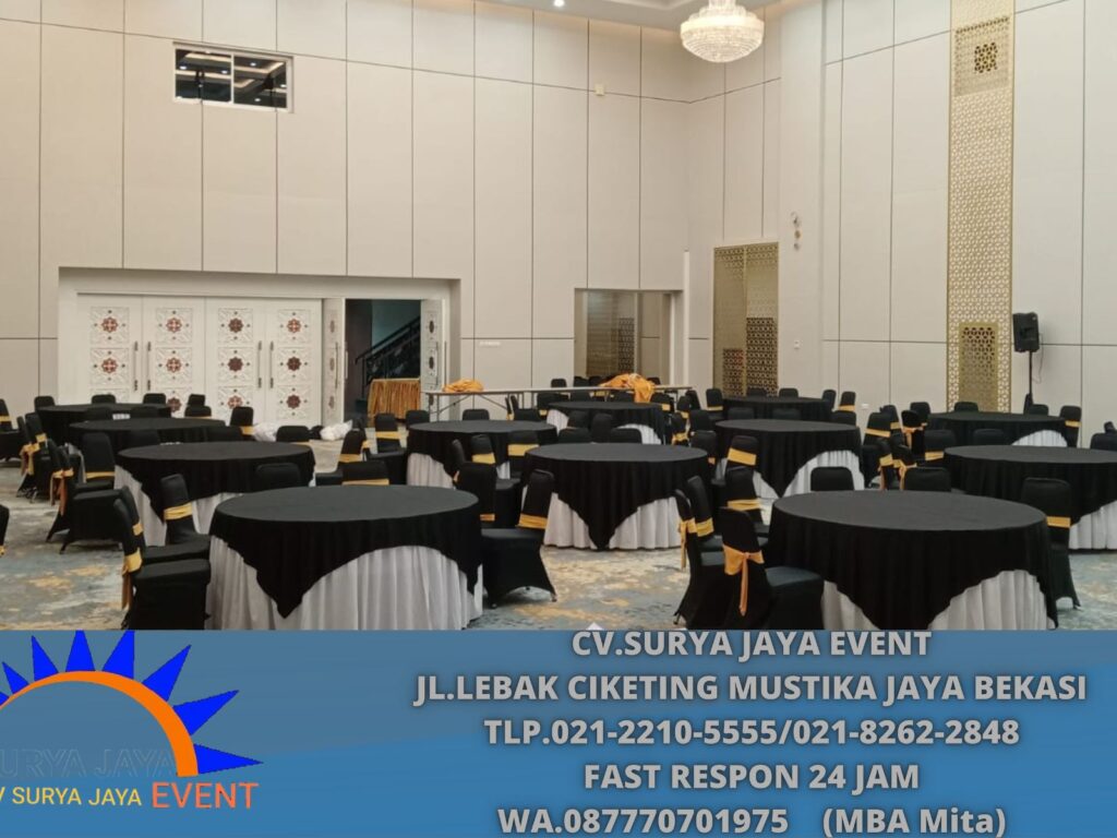 Sewa Round Table D180cm Event Balai Komando Cijantung Jakarta
