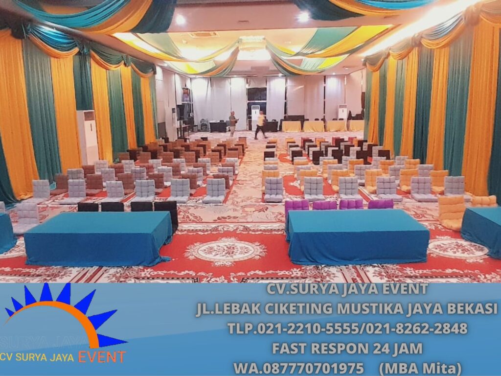 Menyewakan Meja Dan Kursi Lesehan Event El Nusa Cilandak