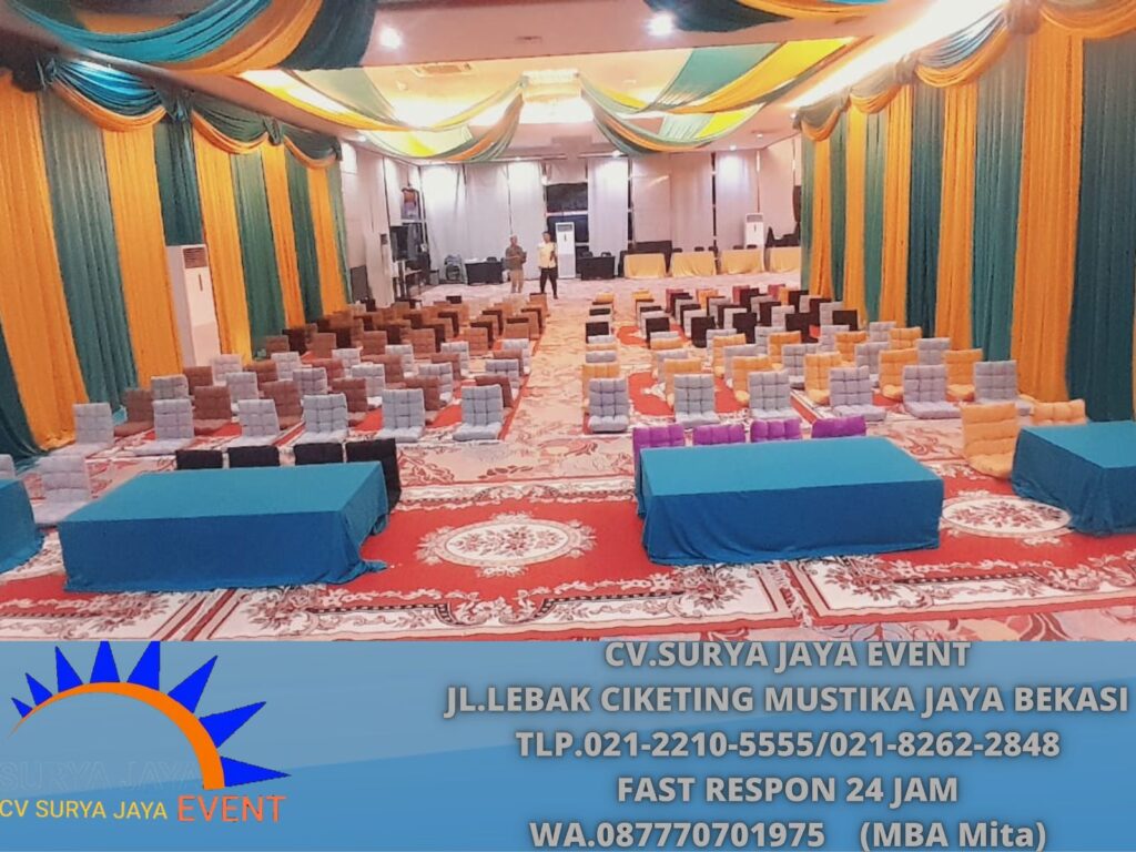 Menyewakan Meja Dan Kursi Lesehan Event El Nusa Cilandak
