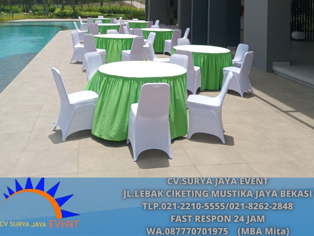 Sewa Round Table Dan Kursi Event Sport Center Springwood