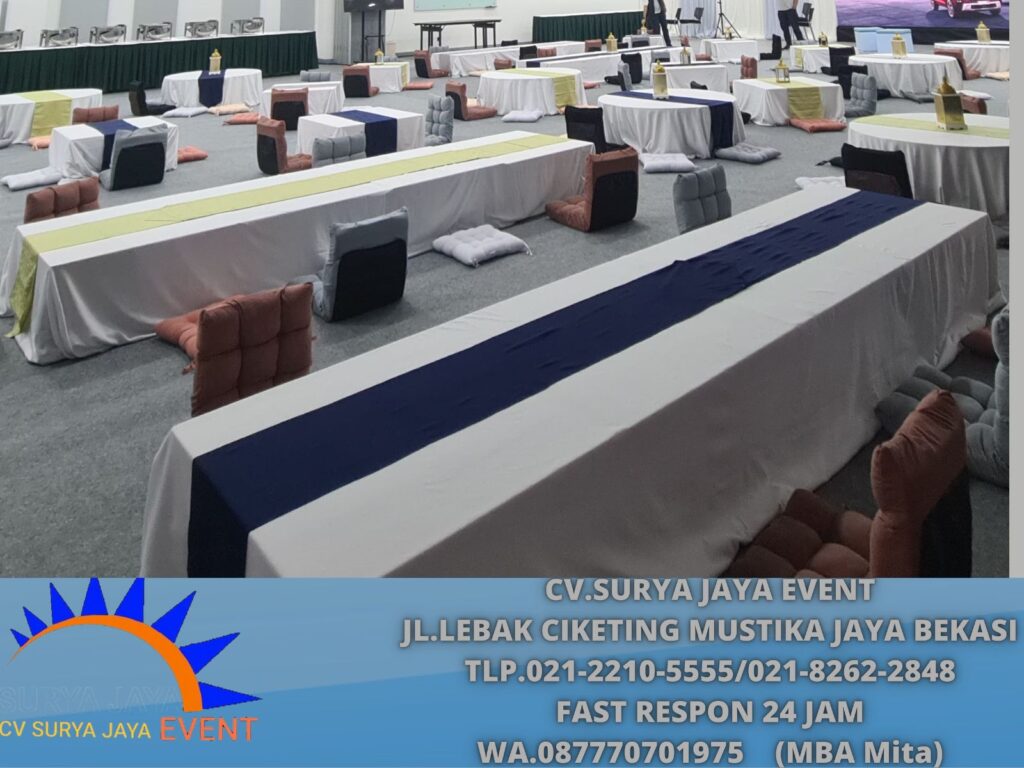 Menyewakan Meja Lesehan Model Bulat Kotak Dan Panjang Jakarta