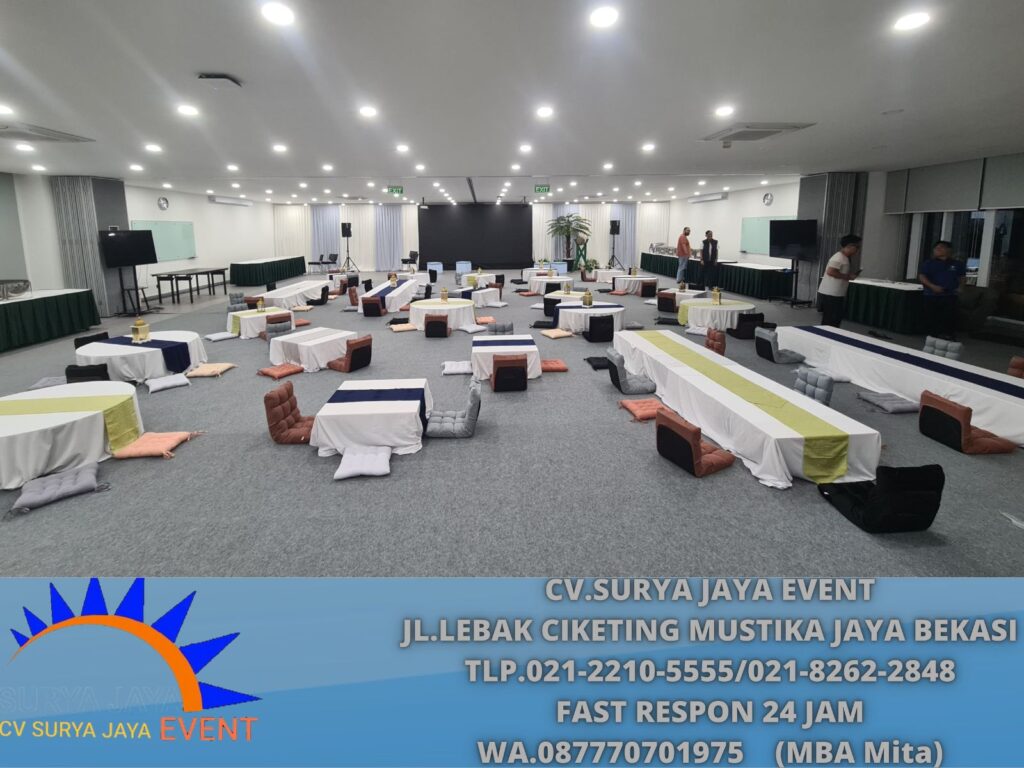 Menyewakan Meja Lesehan Model Bulat Kotak Dan Panjang Jakarta