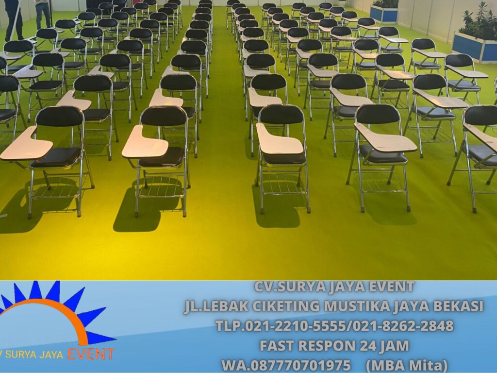 Tempat Sewa Kursi Kuliah Hitam Lipat Area Jababeka Tanggerang