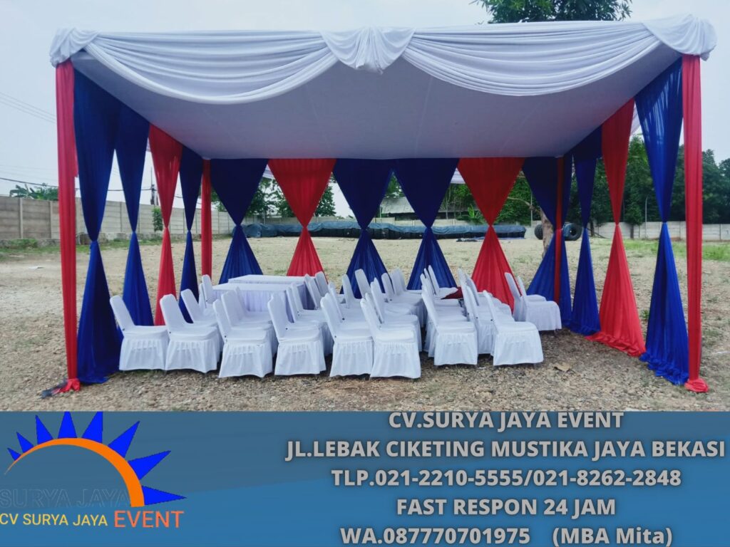 Rental Tenda Type Plafon Dan Poni Putih di Jakarta