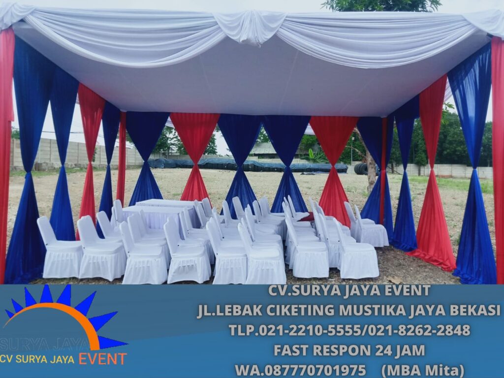 Rental Tenda Type Plafon Dan Poni Putih di Jakarta
