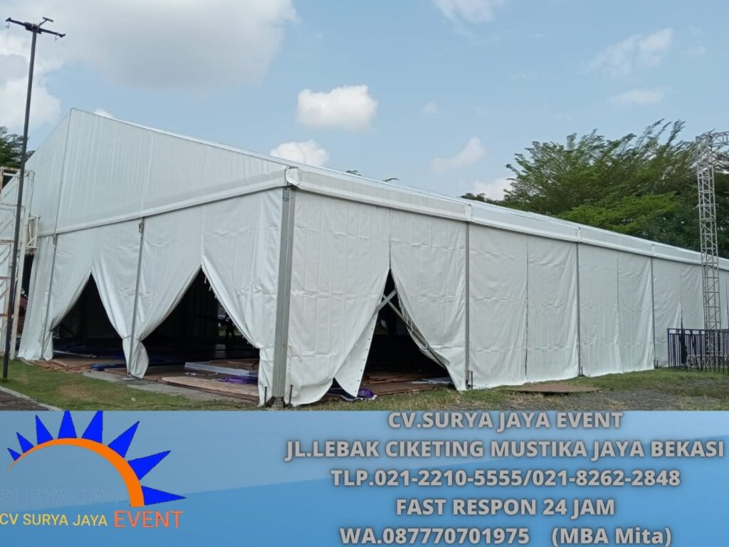 Layanan Sewa Tenda Bekasi Ready Roder,Bazar,Kerucut dan Hanggar