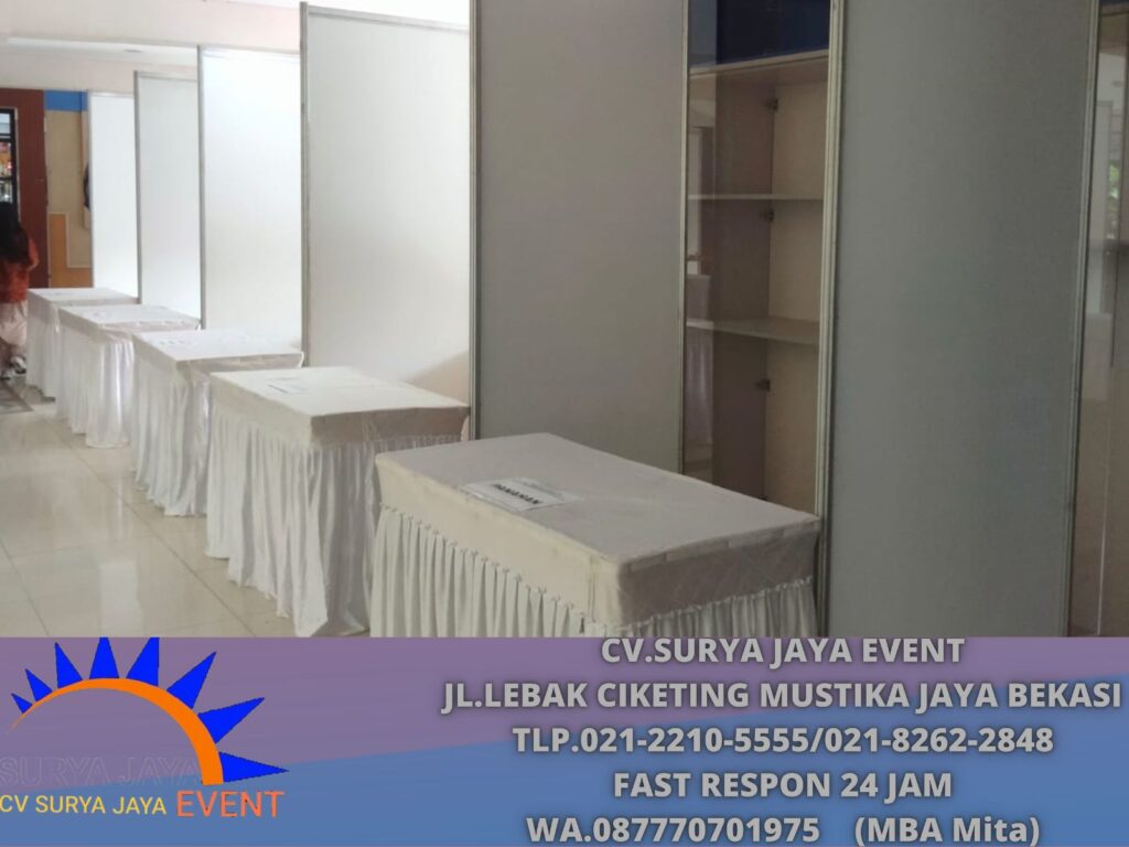 Jasa sewa Partisi Putih Single Jakarta