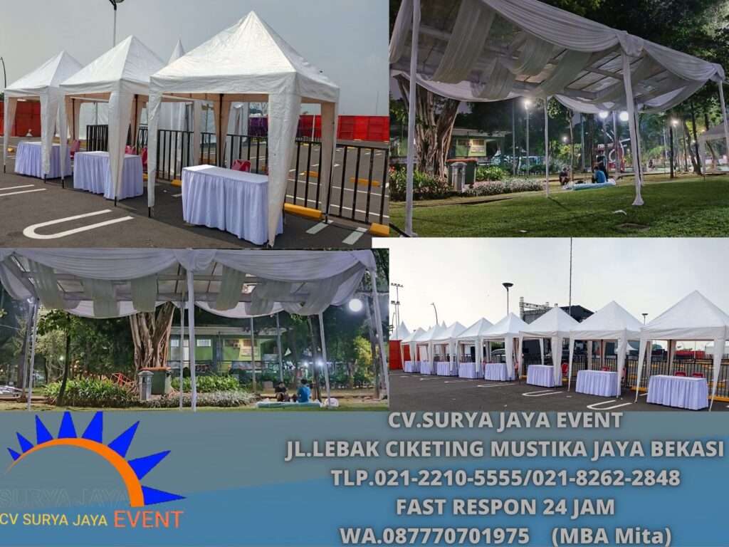 Layanan Sewa Tenda Bekasi Ready Roder,Bazar,Kerucut dan Hanggar