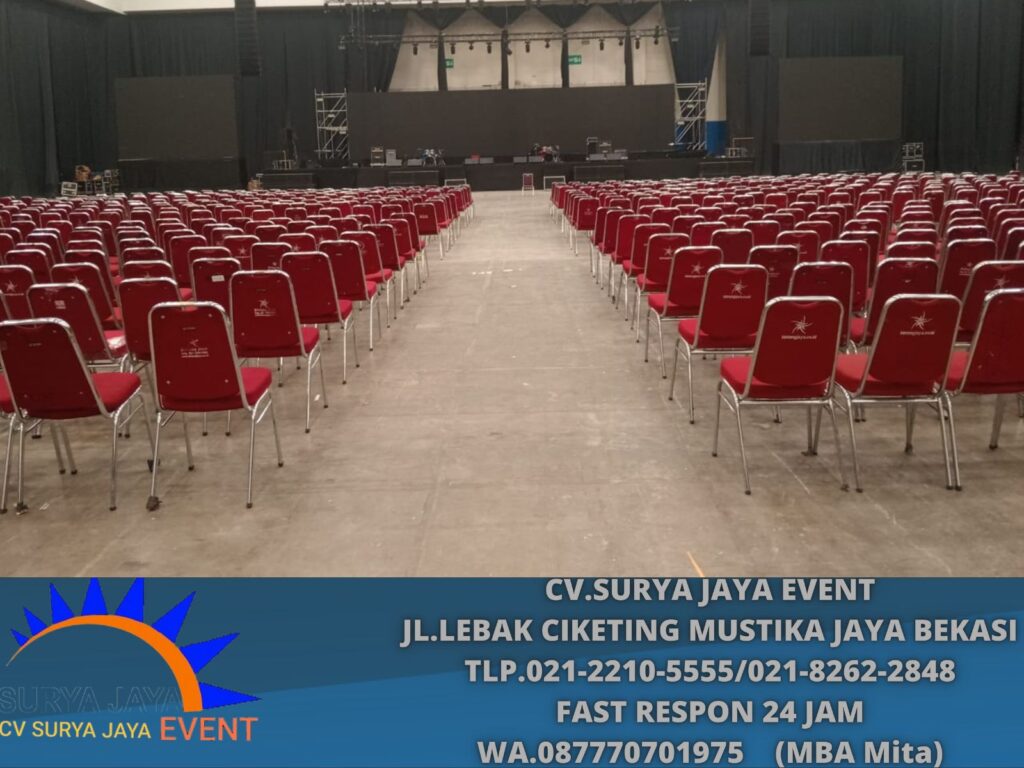 Rental Kursi Susun Murah Area Jabodetabek