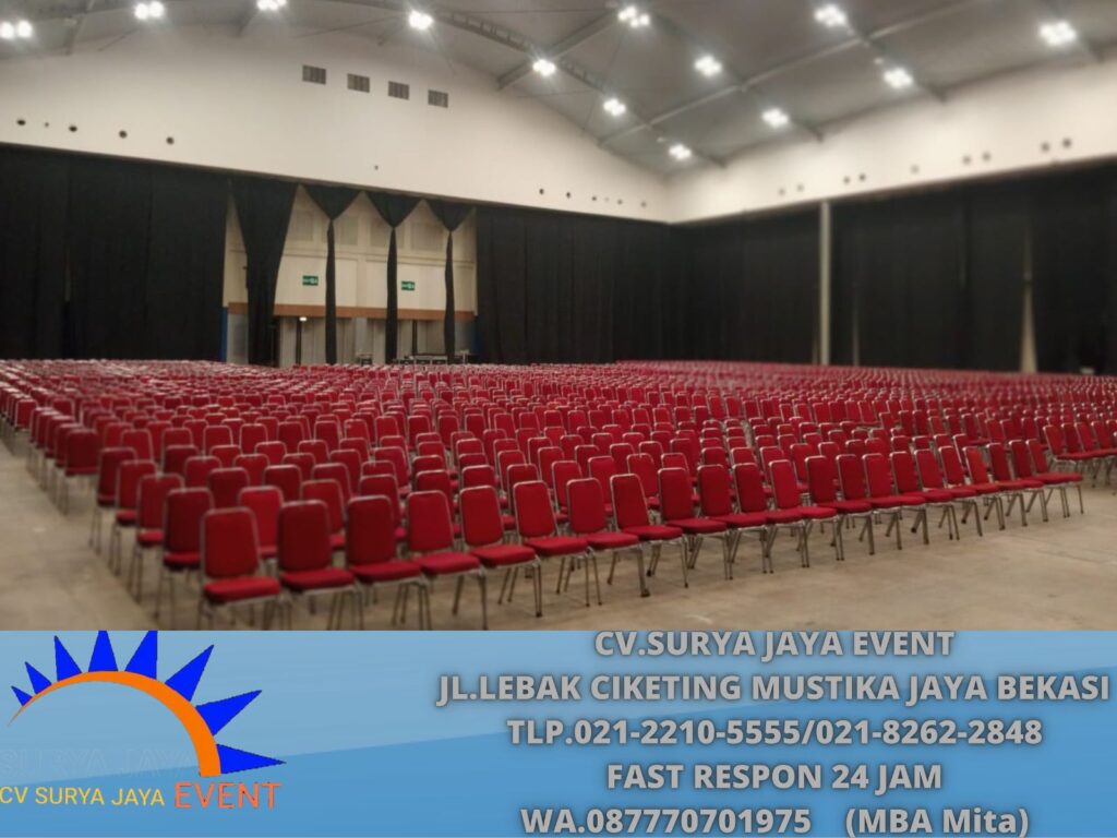 Rental Kursi Susun Murah Area Jabodetabek