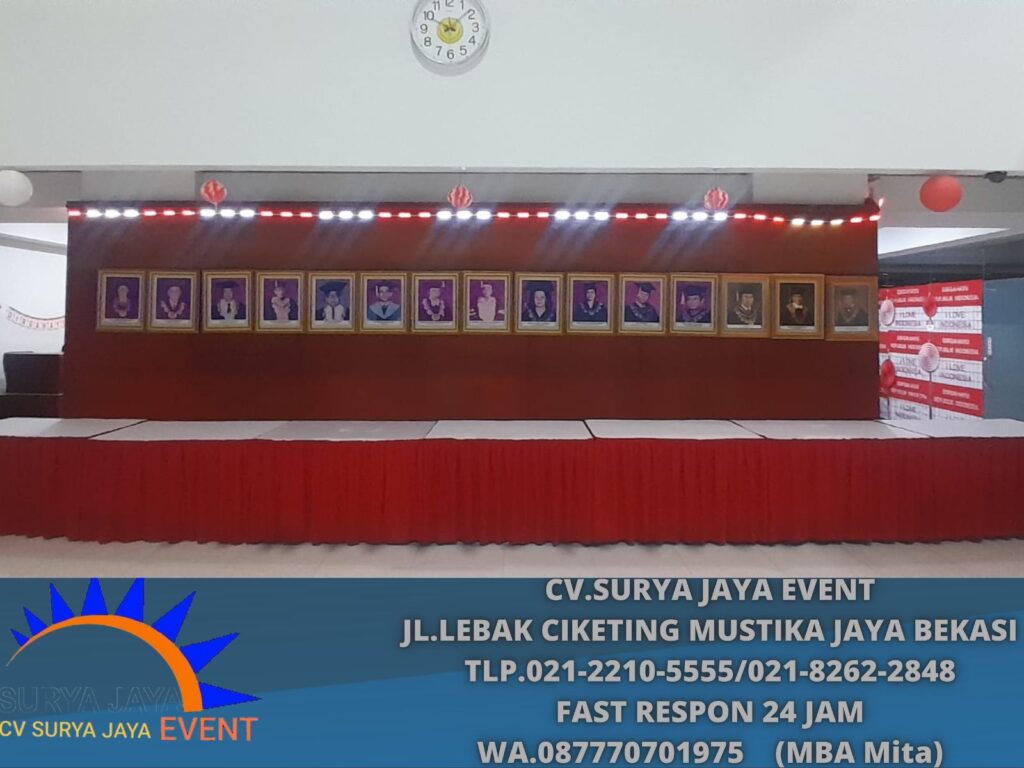 Rental Meja Kotak Setting Letter T Rawamangun Jaktim