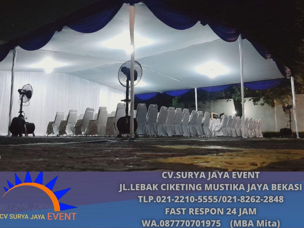 Sewa Tenda Plafon Dan Tirai Putih Jakarta
