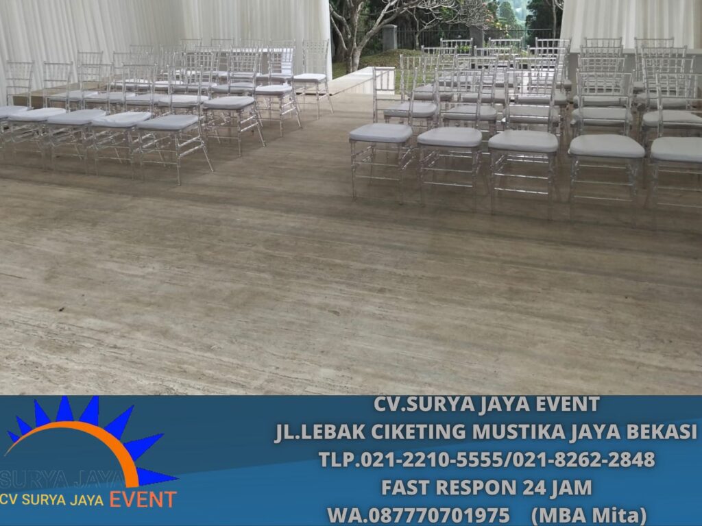 Jasa Sewa Tiffany Kursi VIP Type Acrylic Jakarta