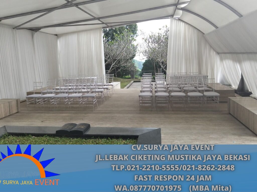 Jasa Sewa Tiffany Kursi VIP Type Acrylic Jakarta
