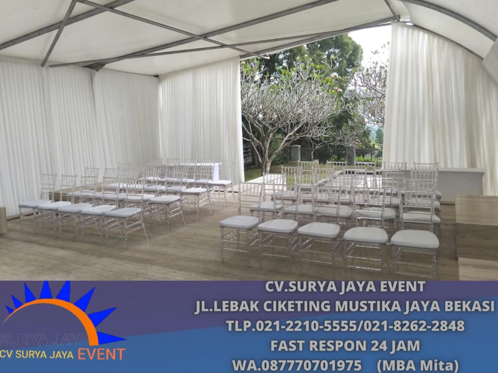 Jasa Sewa Tiffany Kursi VIP Type Acrylic Jakarta