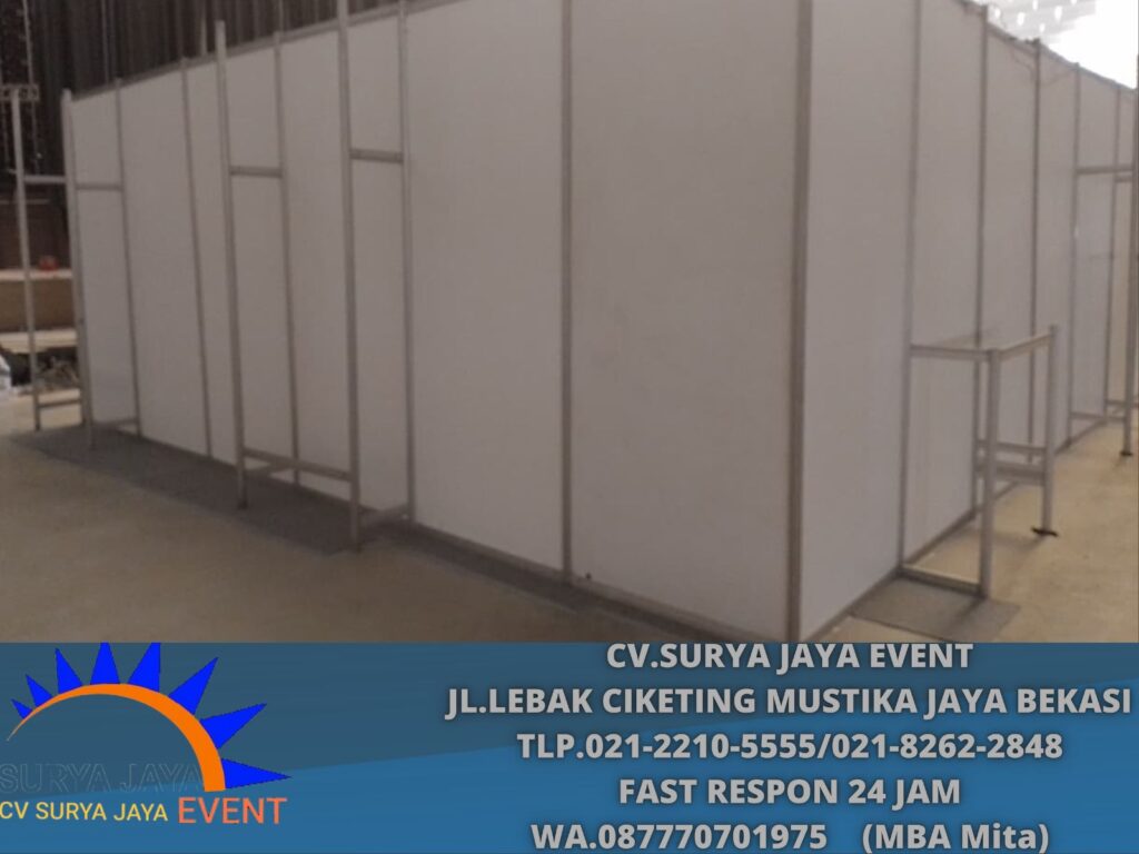 Rental Partisi Ruang Dan Sekat Ruang Putih Dan Hitam Jakarta