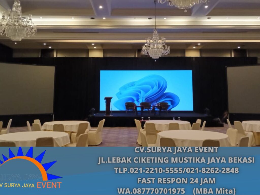 Rental Tirai Hitam P22m T7m Event Hotel Royal Kuningan