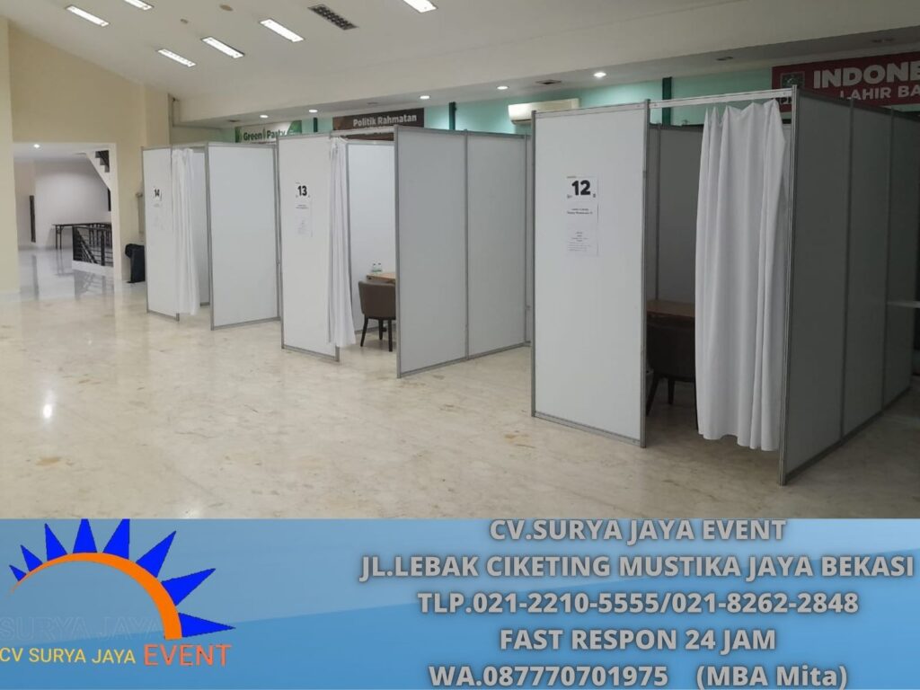 Sewa Skat Partisi Dan Ruang artisi Putih Jakarta
