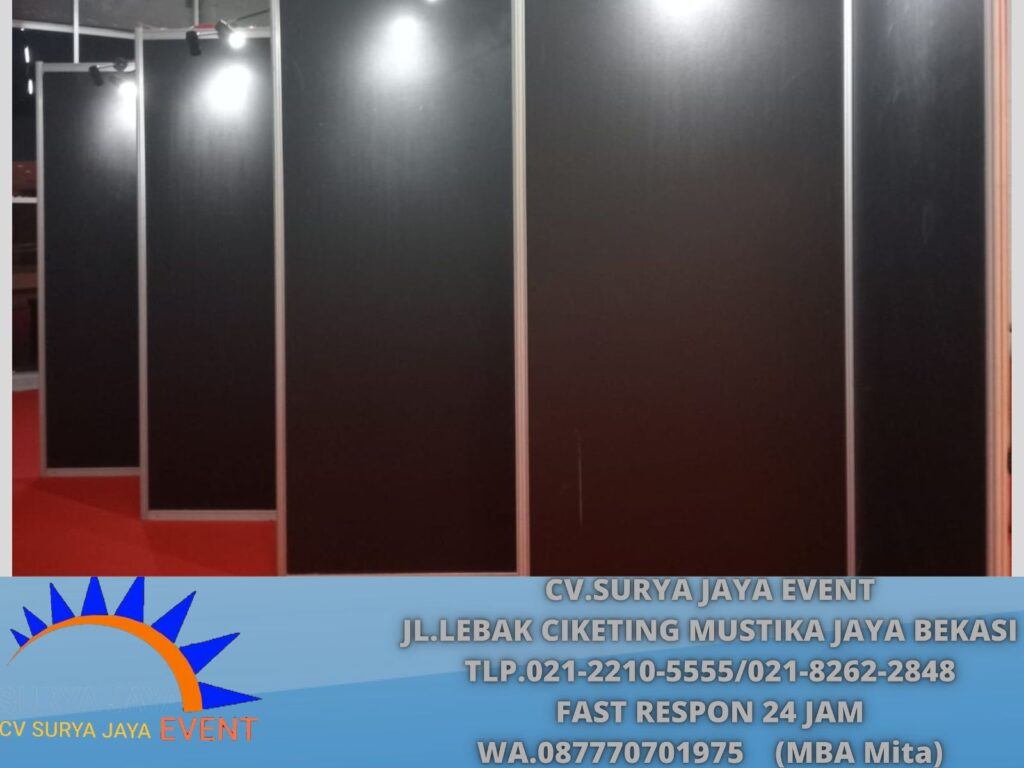 Rental Partisi Ruang Dan Sekat Ruang Putih Dan Hitam Jakarta