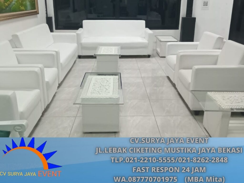 Vendor Sewa Sofa Putih Aneka Model Terkini Jakarta