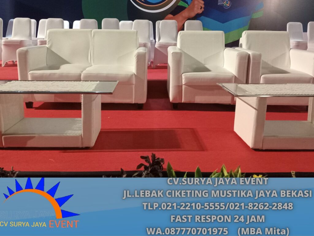 Jasa Sewa Sofa Single,Double Dan Triple Hitam Putih Jakarta