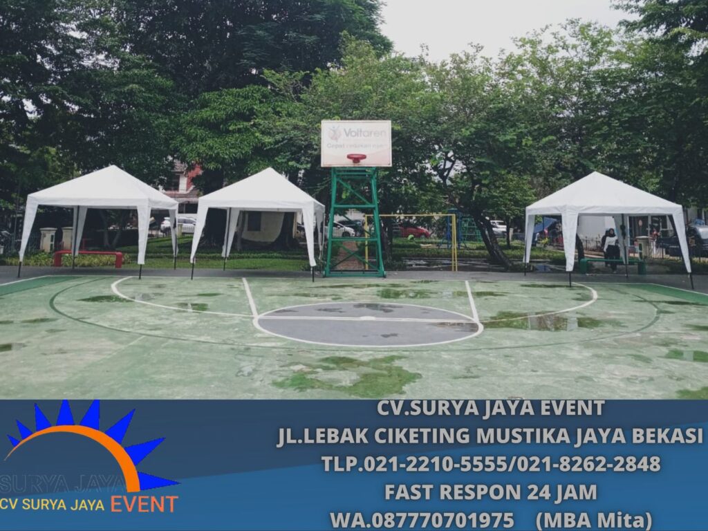 Sewa Tenda Bazar 2x2m,3x3m Event Jakarta