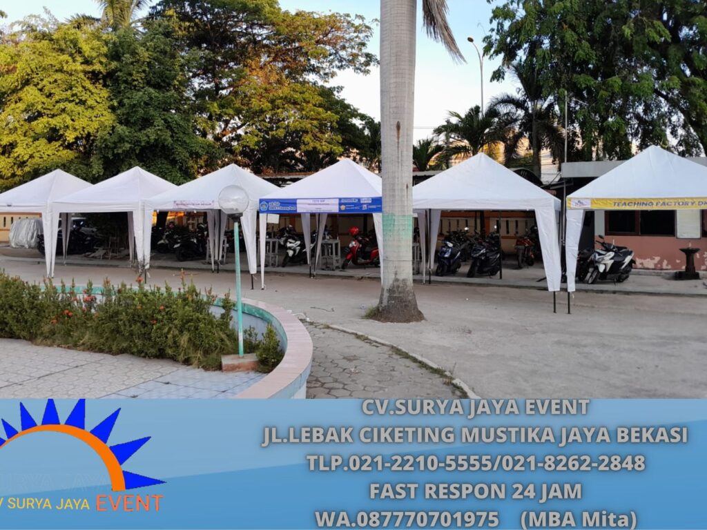 Sewa Tenda Bazar 2x2m,3x3m Event Jakarta