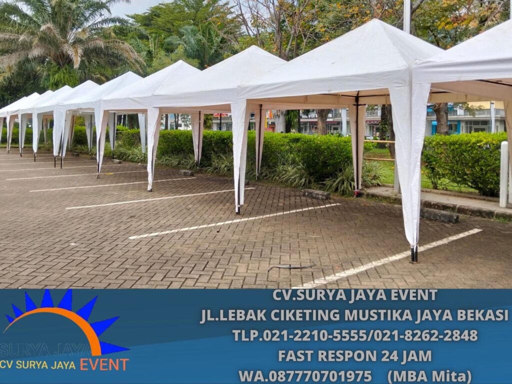 Sewa Tenda Bazar 2x2m,3x3m Event Jakarta