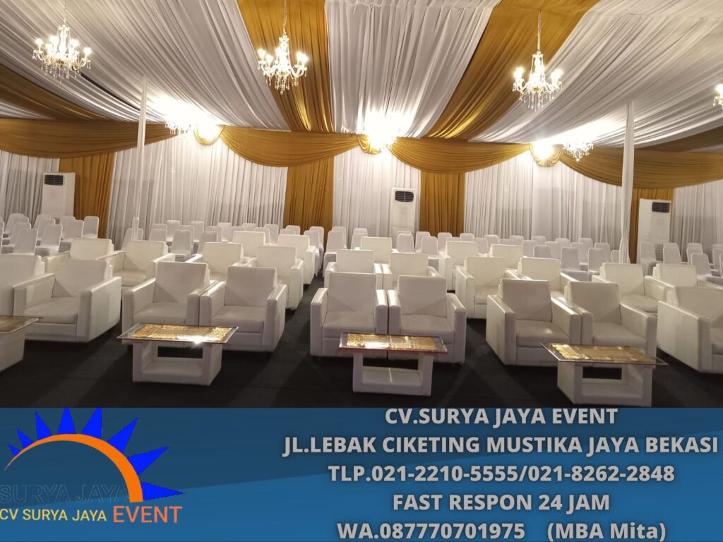 Pusat Sewa Tenda Dekorasi Serut,Sofa, Mini Garden Bekasi Jakarta