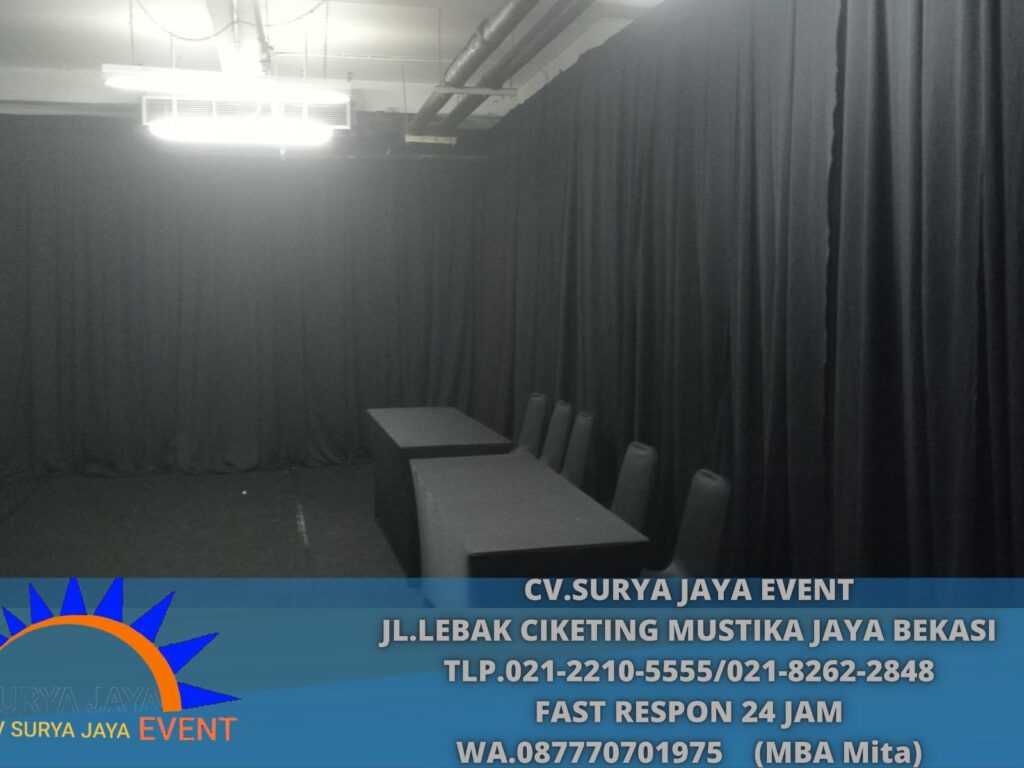 Pusat Sewa Tirai Hitam Kemayoran Jakpus