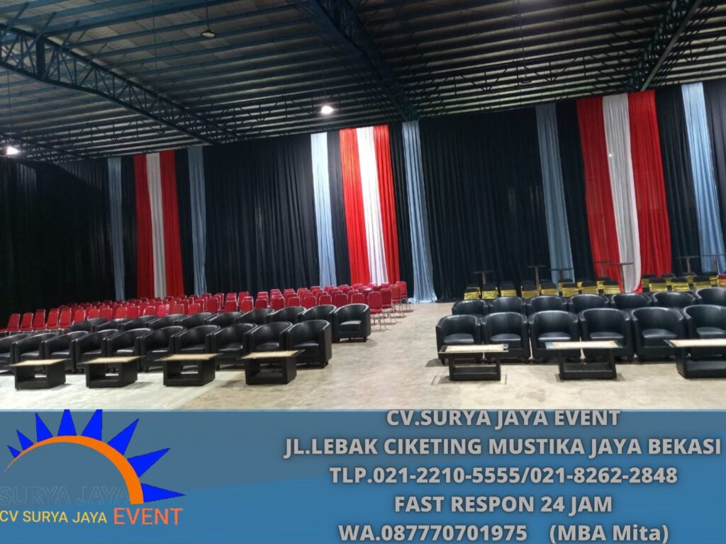 Rental Tirai Filamin Aneka Warna Dan Tirai Hitam Lotto Jakarta