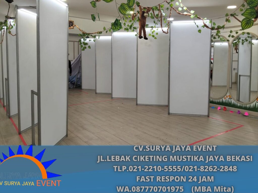Vendor Sewa Partisi putih Dan Lampu Putih Jakarta