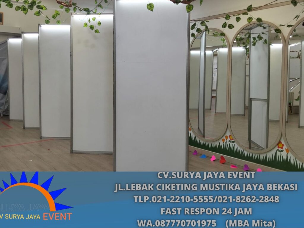 Rental Partisi Sekat Ruang Putih Jakarta