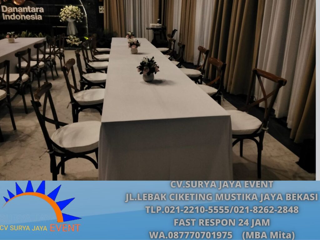 Pusat Sewa Kursi Type VIP Cross Back Area Depok