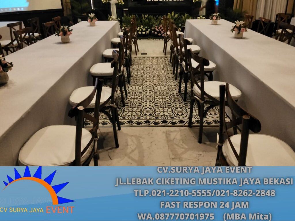 Pusat Sewa Kursi Type VIP Cross Back Area Depok