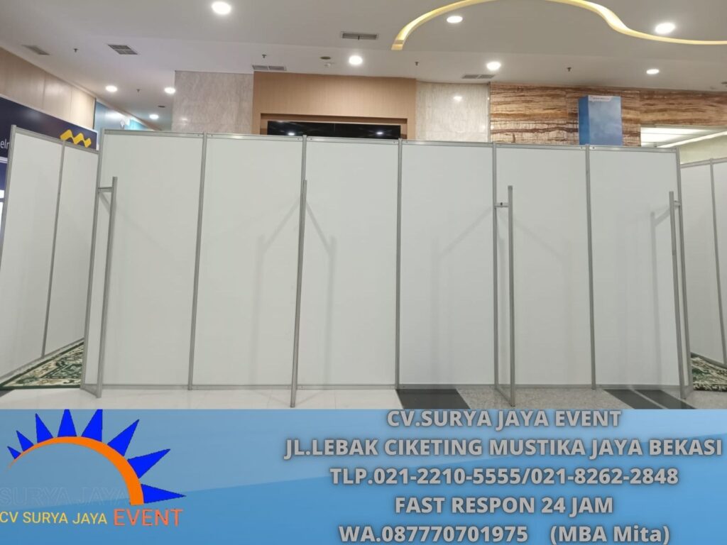 Rental Partisi Sekat Ruang Putih Jakarta