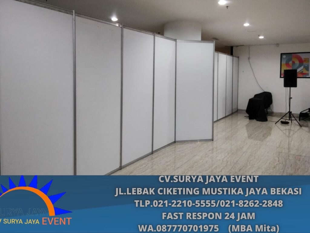 Rental Partisi Sekat Ruang Putih Jakarta