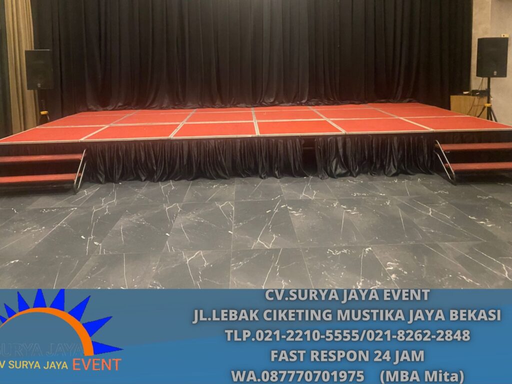 Rental Black Curtain Event TMII Jaktim