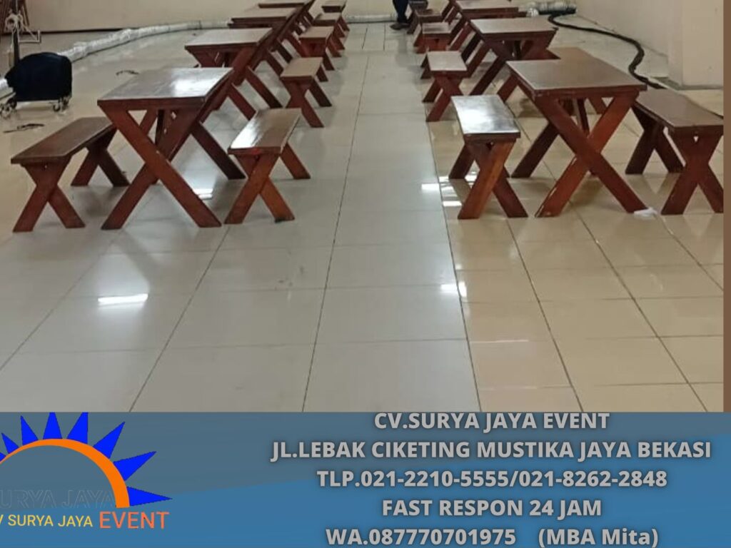 Sewa Kursi Taman Kaki Extra Area Terdekat Jakarta