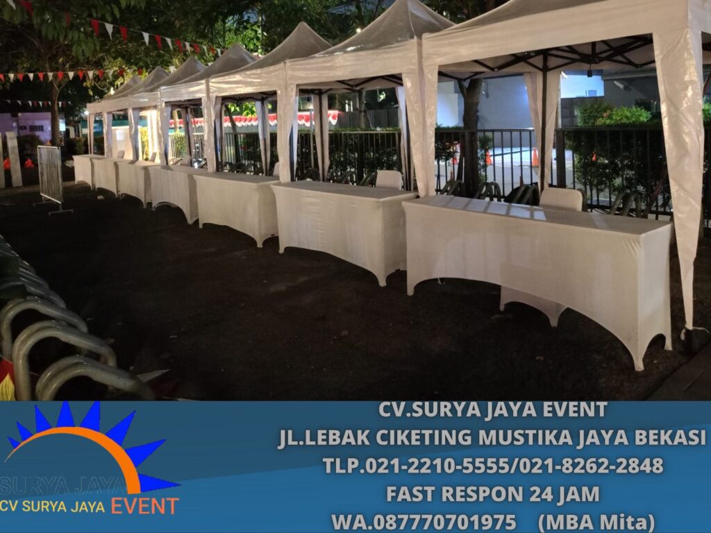 Vendor Sewa Tenda Bazar Putih 2x2m Area Jakarta