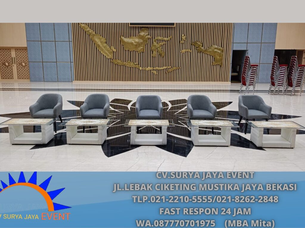 Rental Sofa Studio Busa empuk Event Puspomal Jakarta