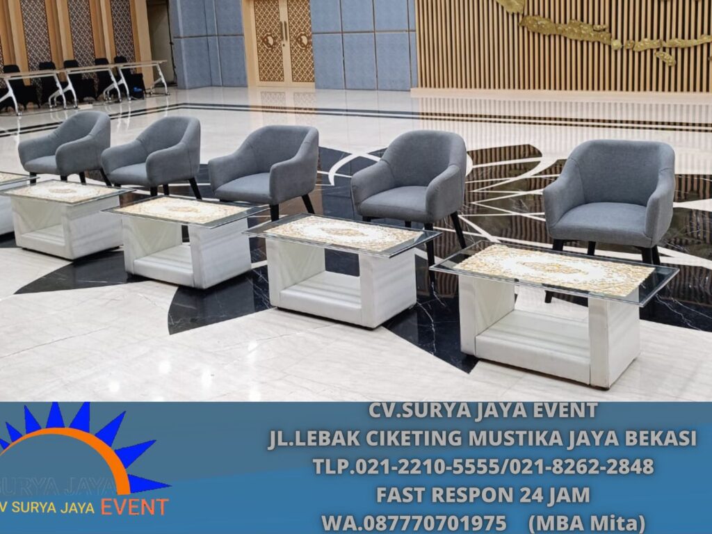 Rental Sofa Studio Busa empuk Event Puspomal Jakarta